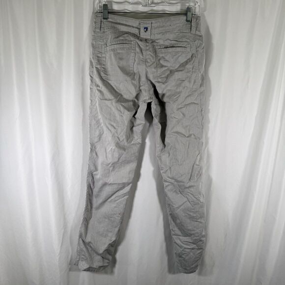 KUHL Pants Women's 6 Grey Button Zip Lightweight Snap Zip 31" Inseam - Picture 8 of 12
